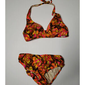 Vintage Willow Bay Bikini Bathing Suit  in Vibrant Retro coloring size 9/32